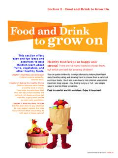Foodand Drink to growon - classroom.kidshealth.org