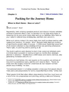 Chapter 5: Packing for the Journey Home - …