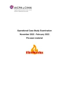 Operational Case Study Examination May 2022 - Astranti