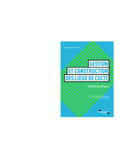 GESTION ET CONSTRUCTION DES LIEUX DE CULTE - …