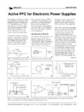 Active PFC for Electronic Power Supplies - Vicor