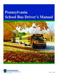 Pennsylvania School Bus Driver’s Manual