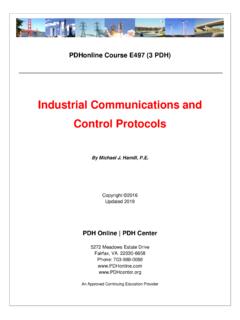 Industrial Communications and Control Protocols