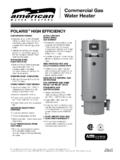 Commercial Gas Water Heater - American Water …