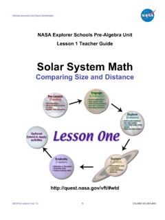 Solar System Math - NASA