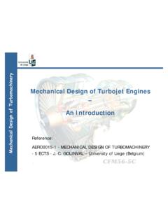 Mechanical Design of Turbojet Engines – An Introduction