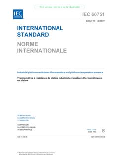 Edition 2.0 INTERNATIONAL STANDARD NORME …