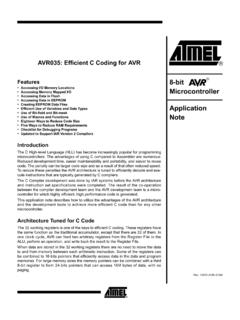 8-bit Microcontroller Application Note