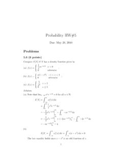 Probability HW#5 - 國立臺灣大學