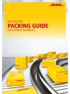 DHL Packaging Guidelines - ParcelParcel.com