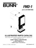 parts, FMD-1 Illustrated Parts Catalog - BUNN