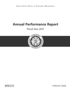 Annual Performance Report - opm.gov