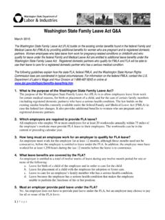 Family Leave Q&amp;A - lni.wa.gov