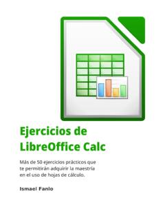 Libro de ejercicios de LibreOffice Calc - ifanlo
