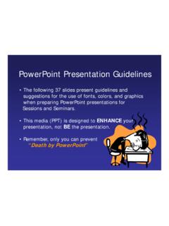 PowerPoint Presentation Guidelines - McGill University
