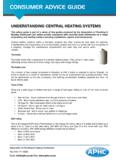 UNDERSTANDING CENTRAL HEATING SYSTEMS …