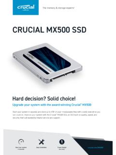 CRUCIAL MX500 SSD