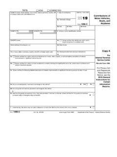 Form 1098-C (Rev. November 2019) - IRS tax forms