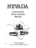 Nevada Commercial Driver's License Manual - …