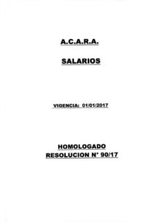 A.C.A.R.A. SALARIOS - smata.org.ar