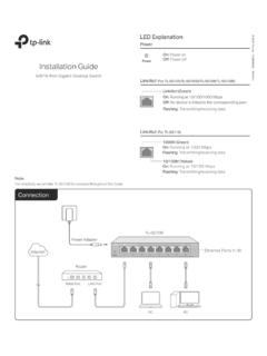 Installation Guide - TP-Link