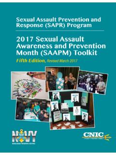 2017 Sexual Assault Awareness and Prevention …