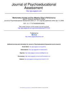Journal of Psychoeducational Assessment - jtoomim.org