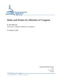 Roles and Duties of a Member of Congress - wise …