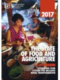 THE STATE OF FOOD AND AGRICULTURE