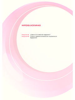 HIPOGLUCEMIAS - Fundaci&#243;n RedGDPS