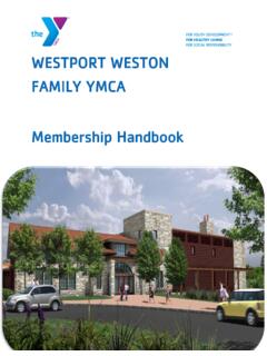 WESTPORT WESTON FAMILY YMCA Membership …