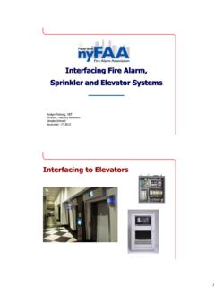 Interfacing to Elevators - Commercial Fire Alarm Systems ...