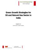 Green Growth Strategies for Oil and Natural Gas …