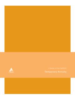 A Guide to Your CalPERS Temporary Annuity