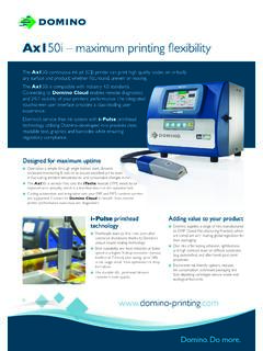 Ax150i – maximum printing flexibility