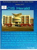 An In January 2017 CIS Herald - Calcutta …