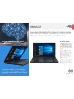 ThinkPad E15 - Lenovo