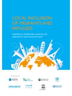 LOCAL INCLUSION OF MIGRANTS AND REFUGEES - OECD