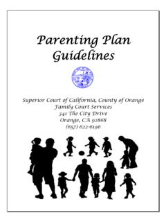 Parenting Plan Guidelines - occourts.org