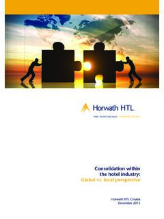 Consolidation within the hotel industry: Global vs. local ...