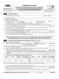 2018 Form 2555 - Internal Revenue Service