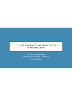USO DE ELEMENTOS DE PROTECCI&#211;N PERSONAL (EPP)