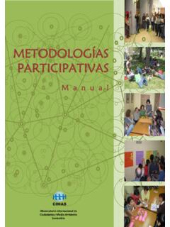 METODOLOG&#205;AS PARTICIPATIVAS - redcimas.org