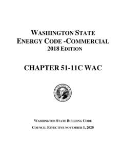 WASHINGTON STATE ENERGY CODE -COMMERCIAL 2018 …