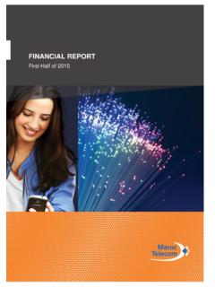 FINANCIAL REPORT - Maroc Telecom