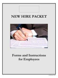 CA - NEW HIRE PACKET