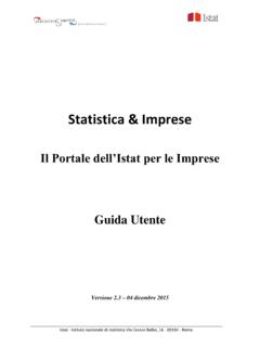Statistica &amp; Imprese