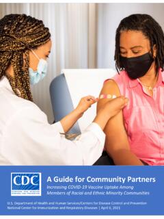 A Guide for Community Partners - Centers for Disease ...