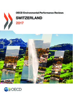 OECD Environmental Performance Reviews: Switzerland 2017
