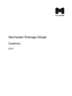 Stormwater Drainage Design - City of Melbourne